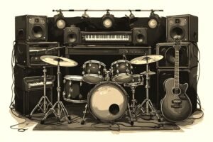 Image of Musical Instrument – Artistic Drawing – Item: 54226