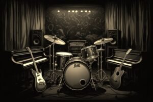 Image of Musical Instrument – Artistic Drawing – Item: 54227