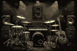 Image of Musical Instrument – Artistic Drawing – Item: 55371