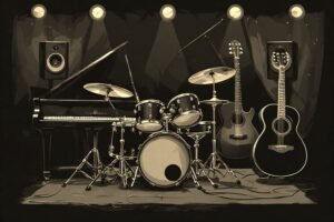 Image of Musical Instrument – Artistic Drawing – Item: 55372