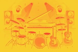 Image of Musical Instrument – Artistic Drawing – Item: 53624
