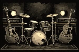 Image of Musical Instrument – Artistic Drawing – Item: 55377