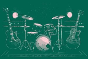 Image of Musical Instrument – Artistic Drawing – Item: 53218