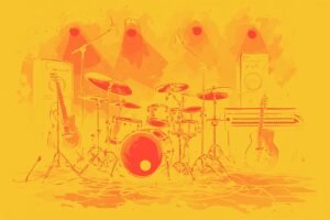 Image of Musical Instrument – Artistic Drawing – Item: 53627