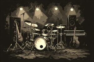 Image of Musical Instrument – Artistic Drawing – Item: 55378