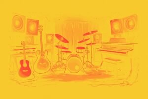 Image of Musical Instrument – Artistic Drawing – Item: 53628