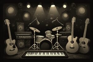 Image of Musical Instrument – Artistic Drawing – Item: 55384