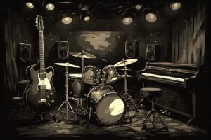 Image of Musical Instrument – Artistic Drawing – Item: 55392