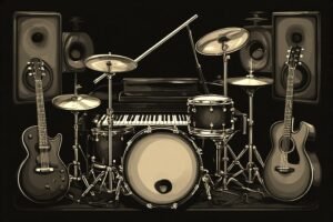 Image of Musical Instrument – Artistic Drawing – Item: 55401
