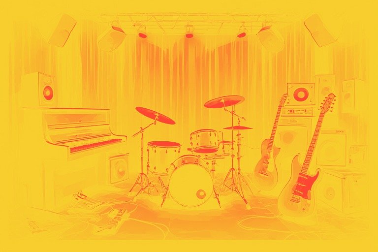 From the Musical Instrument – Artistic Drawing – Item: Image of Musical Instrument – Artistic Drawing – Item: