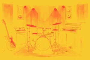 Image of Musical Instrument – Artistic Drawing – Item: 53651