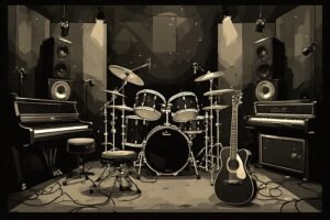 Image of Musical Instrument – Artistic Drawing – Item: 55413