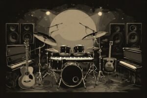 Image of Musical Instrument – Artistic Drawing – Item: 55415