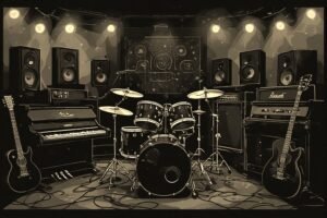 Image of Musical Instrument – Artistic Drawing – Item: 55419