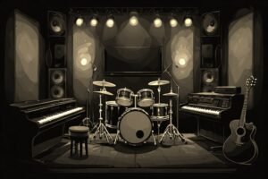 Image of Musical Instrument – Artistic Drawing – Item: 55422