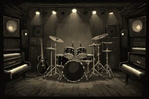 Image of Musical Instrument – Artistic Drawing – Item: 55423