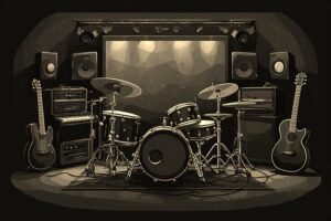 Image of Musical Instrument – Artistic Drawing – Item: 55426