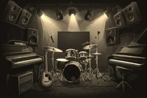 Image of Musical Instrument – Artistic Drawing – Item: 55428