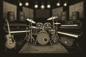 Image of Musical Instrument – Artistic Drawing – Item: 55433