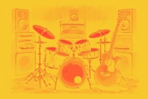 Image of Musical Instrument – Artistic Drawing – Item: 53682