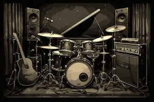Image of Musical Instrument – Artistic Drawing – Item: 55435