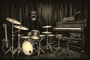 Image of Musical Instrument – Artistic Drawing – Item: 55445