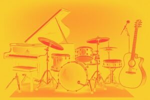 Image of Musical Instrument – Artistic Drawing – Item: 53694