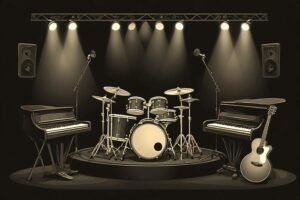 Image of Musical Instrument – Artistic Drawing – Item: 55450