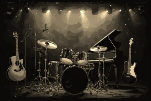 Image of Musical Instrument – Artistic Drawing – Item: 55453