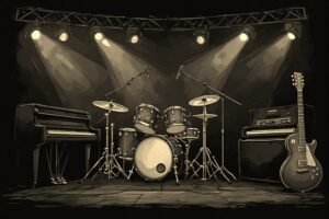 Image of Musical Instrument – Artistic Drawing – Item: 55455