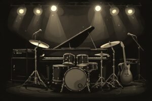 Image of Musical Instrument – Artistic Drawing – Item: 55459