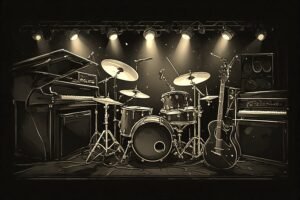 Image of Musical Instrument – Artistic Drawing – Item: 55468