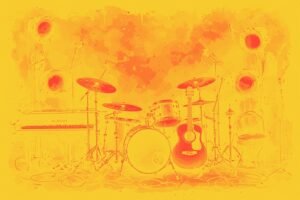 Image of Musical Instrument – Artistic Drawing – Item: 53717