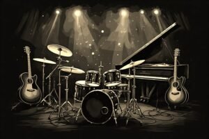 Image of Musical Instrument – Artistic Drawing – Item: 55471