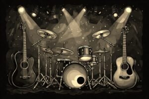 Image of Musical Instrument – Artistic Drawing – Item: 55473
