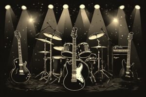 Image of Musical Instrument – Artistic Drawing – Item: 55540