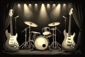 Image of Musical Instrument – Artistic Drawing – Item: 55543
