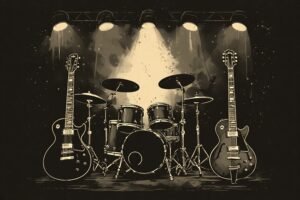 Image of Musical Instrument – Artistic Drawing – Item: 55548