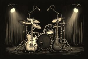 Image of Musical Instrument – Artistic Drawing – Item: 55549