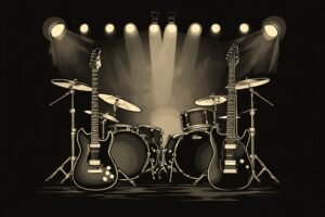 Image of Musical Instrument – Artistic Drawing – Item: 55561