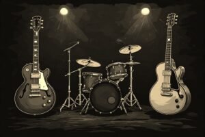 Image of Musical Instrument – Artistic Drawing – Item: 55570