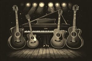 Image of Musical Instrument – Artistic Drawing – Item: 55583