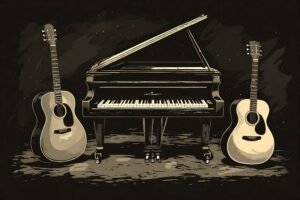 Image of Musical Instrument – Artistic Drawing – Item: 55592