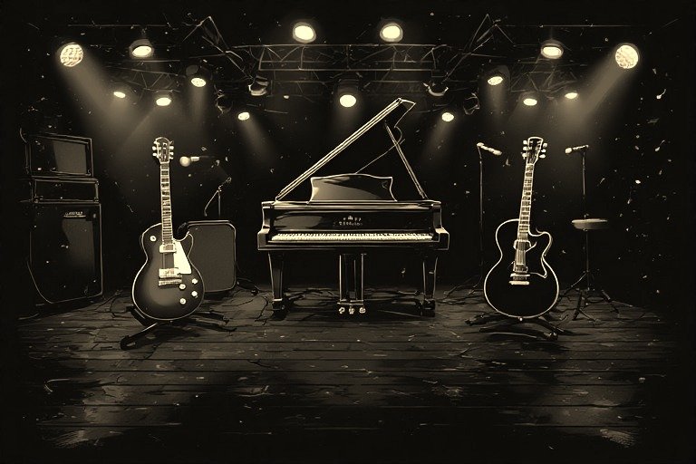 Image of Musical Instrument – Artistic Drawing – Item: 55600