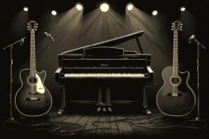Image of Musical Instrument – Artistic Drawing – Item: 55604