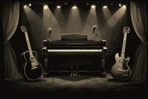 Image of Musical Instrument – Artistic Drawing – Item: 55605