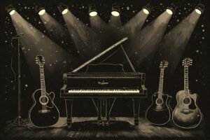 Image of Musical Instrument – Artistic Drawing – Item: 55616