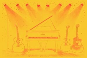 Image of Musical Instrument – Artistic Drawing – Item: