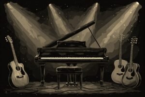 Image of Musical Instrument – Artistic Drawing – Item: 55621