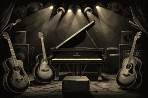Image of Musical Instrument – Artistic Drawing – Item: 55625